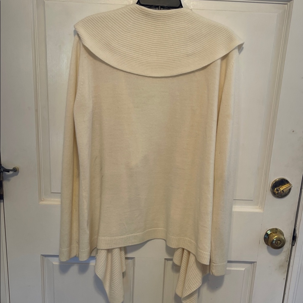 Covington Cream Ruffled Cardigan - Picture 2 of 2